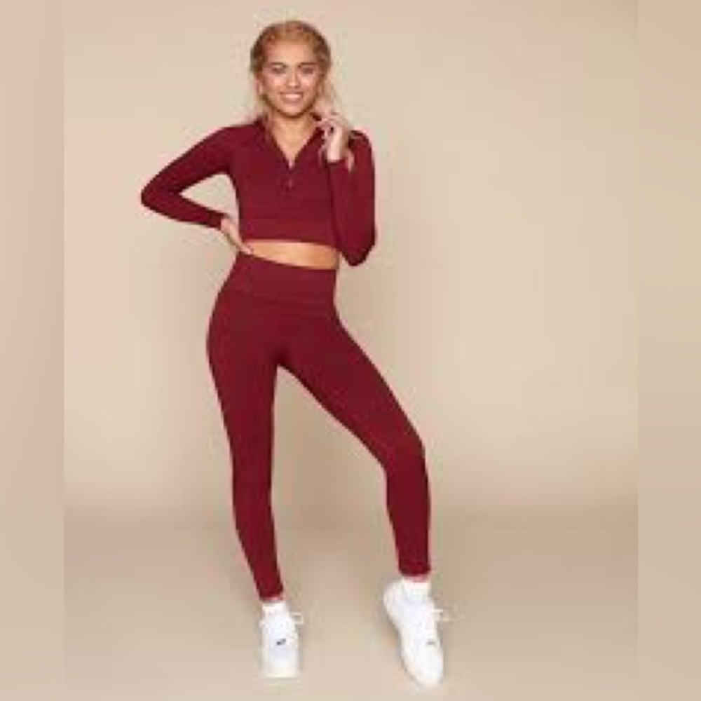 TALA Zinnia Leggings- Burgundy